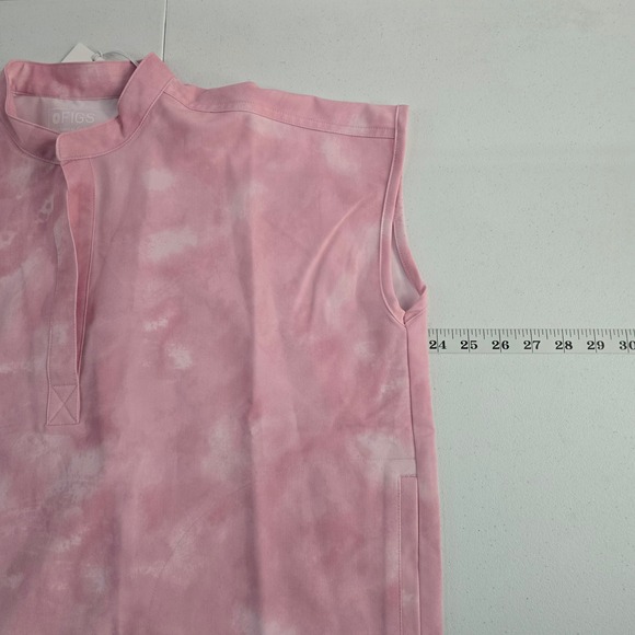 Figs Rafaela Pink tie dye scrub top - Picture 3 of 8